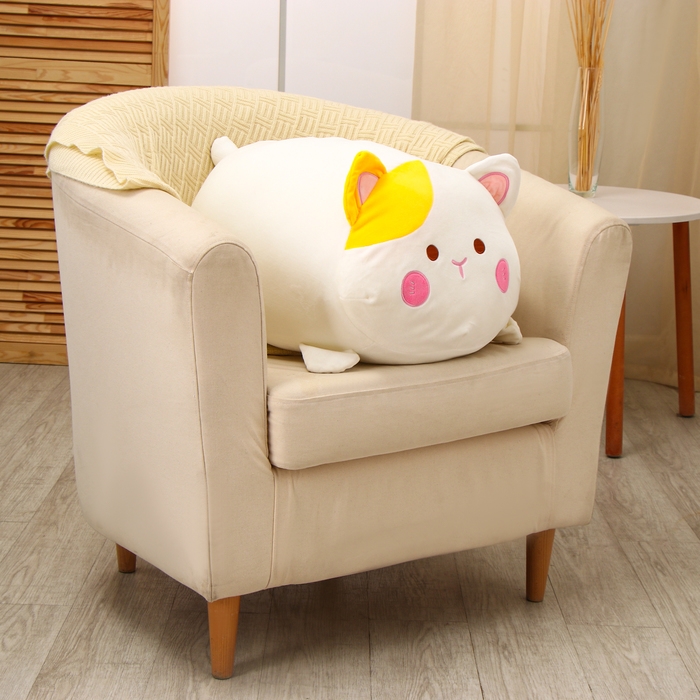 Мягкая игрушка «Кот», 70 см, цвет бежевый Мягкая игрушка «Кот», 70 см, цвет бежевый