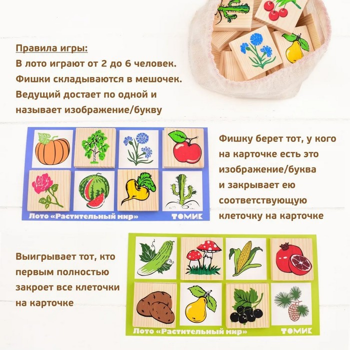 Лото «Растительный мир» Лото «Растительный мир»