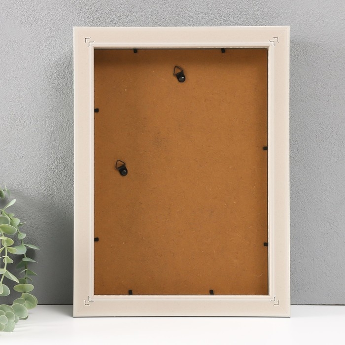 Фоторамка пластик формат А4 Фоторамка пластик формат А4 "Стилиани" светло-зеленая с золотом 4,8х26х34,5 см