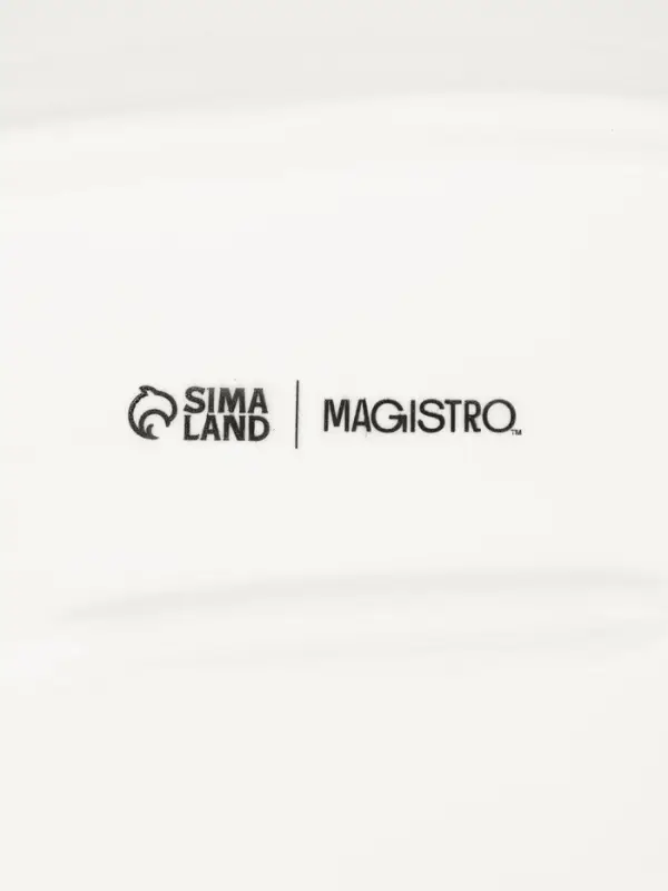 Блюдо Magistro &laquo;Рыбка&raquo;, 35&times;16.5&times;3 см, фарфор, белое