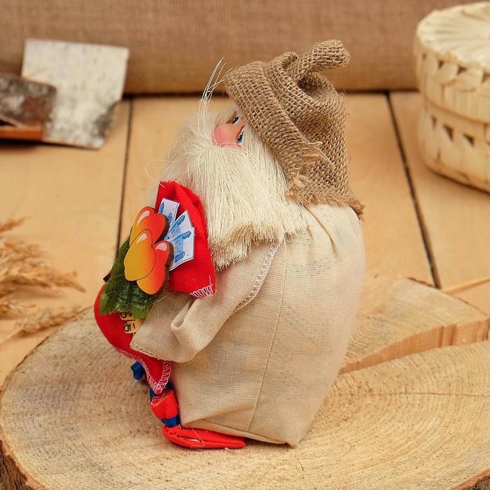 Оберег-домовой Оберег-домовой "Андрейка с мешком", 19х15х15 см, микс