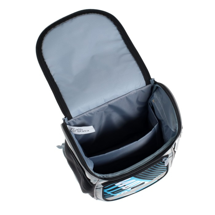 Ранец школьный Стандарт, 36 х 26 х 16 см, + мешок для обуви 40 х 32 см, Сalligrata П Ранец школьный Стандарт, 36 х 26 х 16 см, + мешок для обуви 40 х 32 см, Сalligrata П "Мото", серый