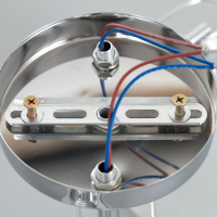 Люстра 1084/2SL 40Вт Е27 серебро 42х15х23 см BayerLux