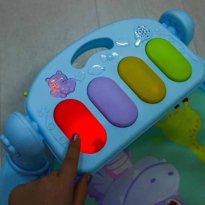 Развивающий музкальный коврик «Счастливые малыши», 73х48 см. Развивающий музкальный коврик «Счастливые малыши», 73х48 см.