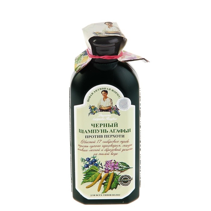 Шампунь для волос  Шампунь для волос "Рецепты бабушки Агафьи" против перхоти, 350 мл