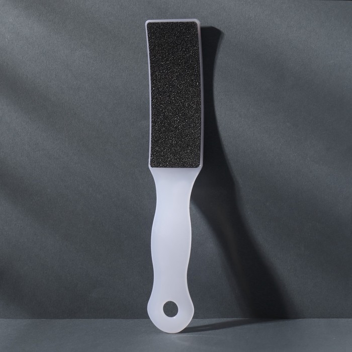 Пилка для ног, наждачная, двусторонняя, 22 см, цвет белый Пилка для ног, наждачная, двусторонняя, 22 см, цвет белый