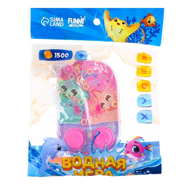 Водная игра с колечками «Монстирки», вид МИКС Водная игра с колечками «Монстирки», вид МИКС