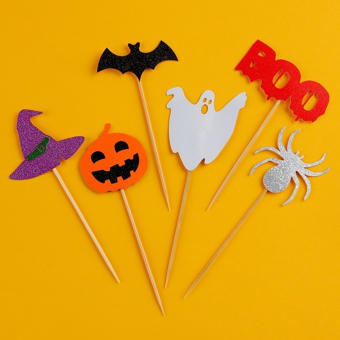 Шпажки «Хэллоуин», набор 6 шт. Шпажки «Хэллоуин», набор 6 шт.