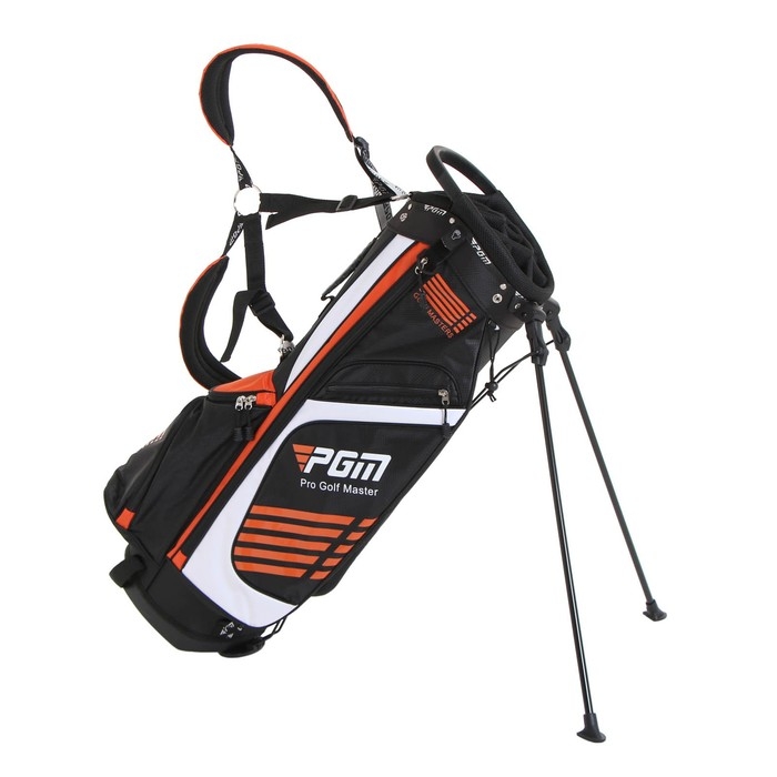 Сумка для гольфа PGM GOLF MASTERS, 14 отверстий 21х26 см, с подставкой, оранжевый Сумка для гольфа PGM GOLF MASTERS, 14 отверстий 21х26 см, с подставкой, оранжевый