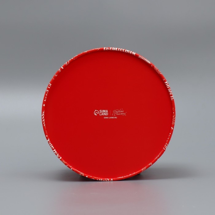 Коробка подарочная круглая «Желания», 12 х 16 см, Новый год Коробка подарочная круглая «Желания», 12 х 16 см, Новый год