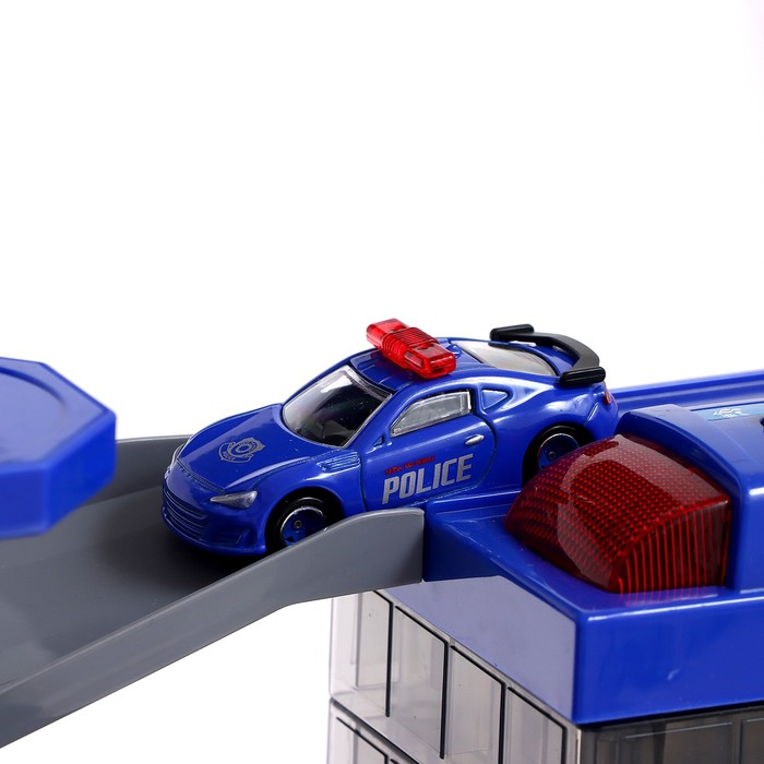 Парковка «Полицейский участок», с 2 машинками, свет и звук Парковка «Полицейский участок», с 2 машинками, свет и звук