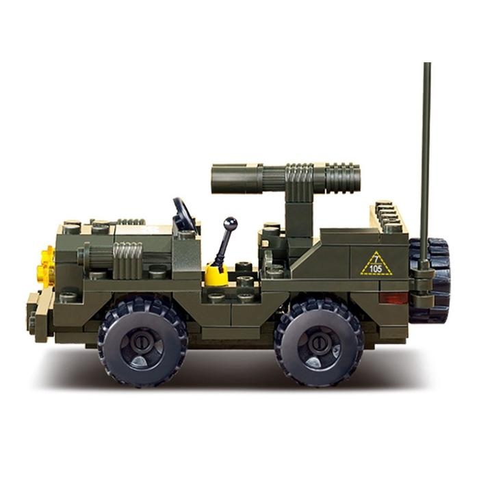 Конструктор «Сухопутные войска: джип», 102 детали Конструктор «Сухопутные войска: джип», 102 детали