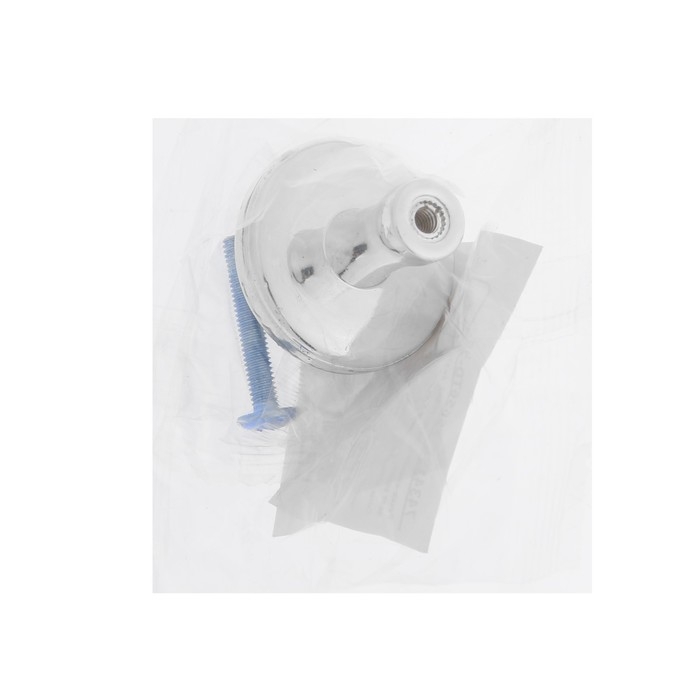 Ручка-кнопка CAPPIO, РК103, d=33 мм, пластик, цвет хром Ручка-кнопка CAPPIO, РК103, d=33 мм, пластик, цвет хром