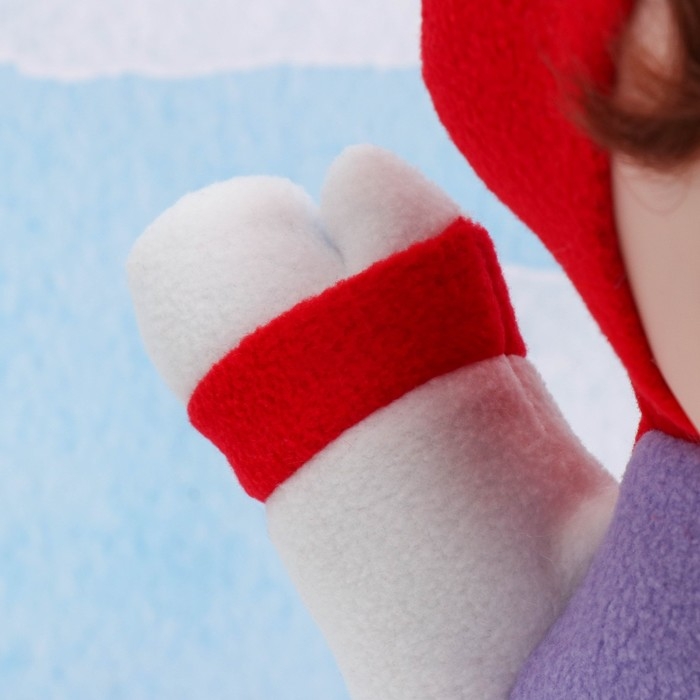 Кукла мягкая  Кукла мягкая "Маша в костюме с ушами" для девочек, резина, текстиль, 40 см, микс