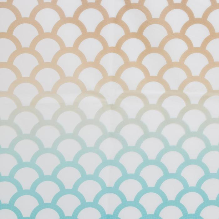 Штора для ванны Доляна «Чешуя», 180×180 см, EVA Штора для ванны Доляна «Чешуя», 180×180 см, EVA