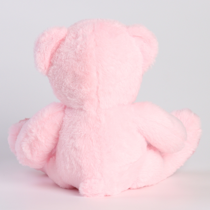 Мягкая игрушка «Медведь», с бантом, 40 см, цвет светло-розовый Мягкая игрушка «Медведь», с бантом, 40 см, цвет светло-розовый