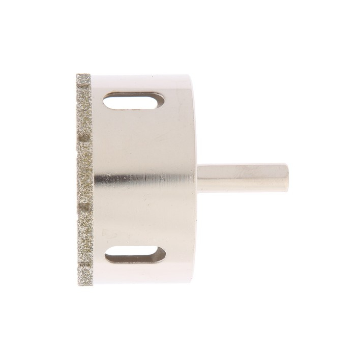 Сверло алмазное по стеклу и керамике ТУНДРА, трехгранный хвостовик, 65 х 65 мм Сверло алмазное по стеклу и керамике ТУНДРА, трехгранный хвостовик, 65 х 65 мм