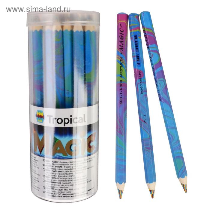 Карандаш с многоцветным грифелем Koh-I-Noor 3405/02 MAGIC Tropical, 5,6 мм Карандаш с многоцветным грифелем Koh-I-Noor 3405/02 MAGIC Tropical, 5,6 мм