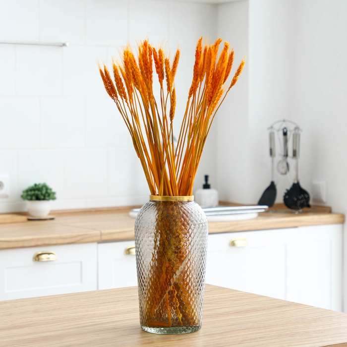 Сухой колос пшеницы, набор 50 шт., цвет жёлтый Сухой колос пшеницы, набор 50 шт., цвет жёлтый