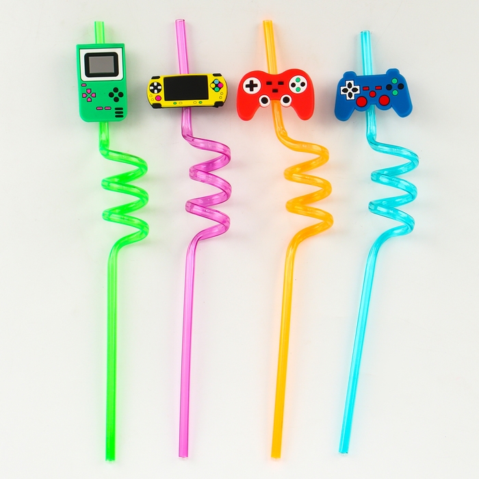 Трубочки для коктейля «Игра», набор 4 шт. Трубочки для коктейля «Игра», набор 4 шт.