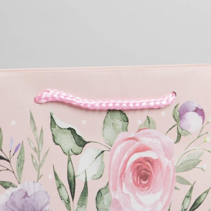 Пакет подарочный ламинированный, упаковка, Present for you, ML 21 х 25 х 8 см