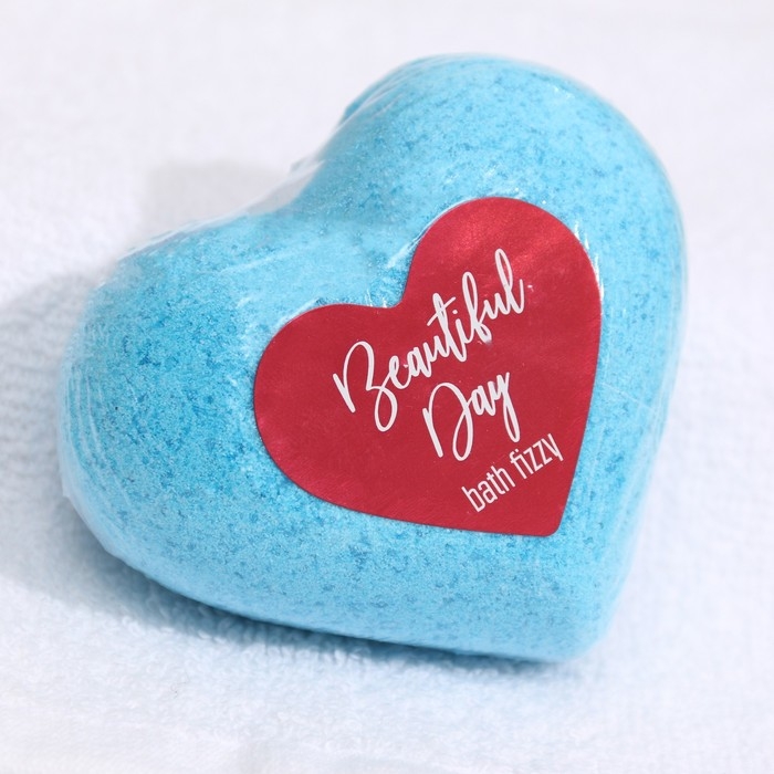 Бомбочка для ванн «Сердце» Beautiful day, 130 г Бомбочка для ванн «Сердце» Beautiful day, 130 г