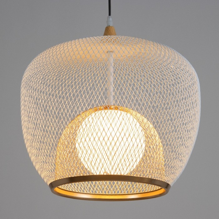 Светильник BayerLux Светильник BayerLux "Маура" Е27 40Вт бело-золотой 40х40х32-132см