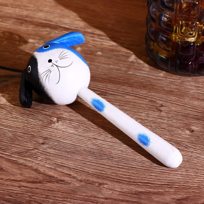 Сувенирный музыкальный инструмент Маракас Сувенирный музыкальный инструмент Маракас "Пёсик" дерево 22 см