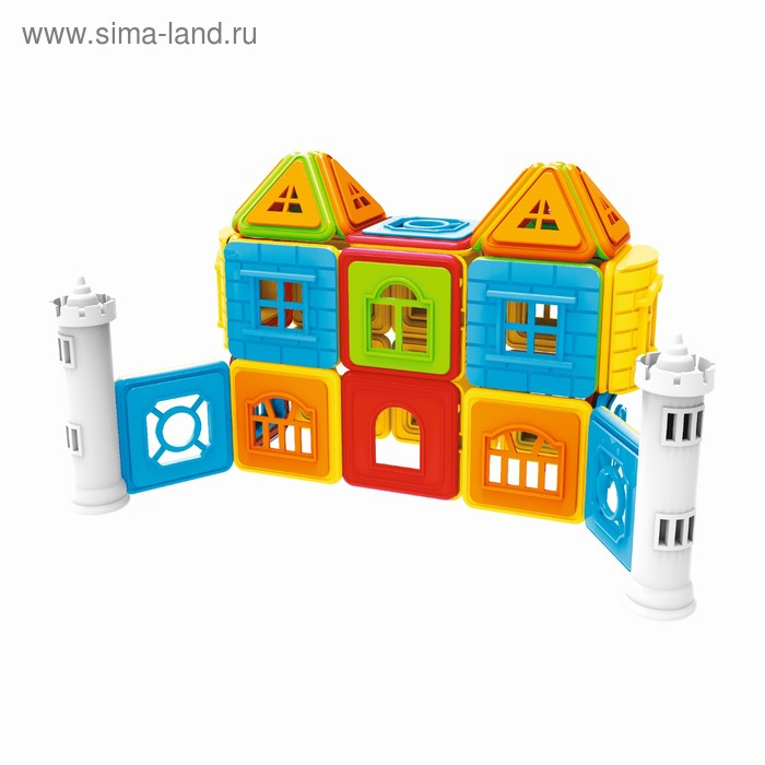 Конструктор магнитный «Домик», 84 детали Конструктор магнитный «Домик», 84 детали