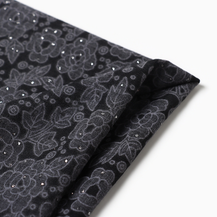 Платок женский, цвет чёрный, размер 70х70 Платок женский, цвет чёрный, размер 70х70