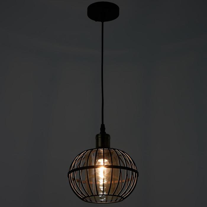 Светильник BayerLux 88301/1 E27 40Вт черный 23х23х20-120 см