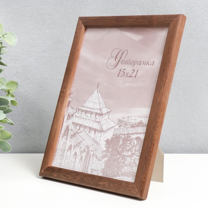 Фоторамка сосна с19 орех 15х21 см (пластиковый экран) Фоторамка сосна с19 орех 15х21 см (пластиковый экран)