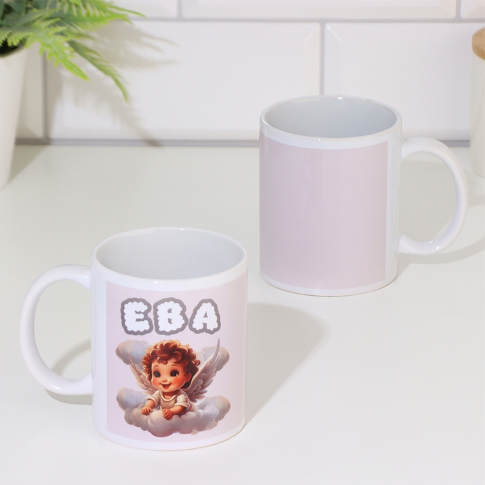 Кружка сублимация Кружка сублимация "Ева" 320 мл, с нанесением