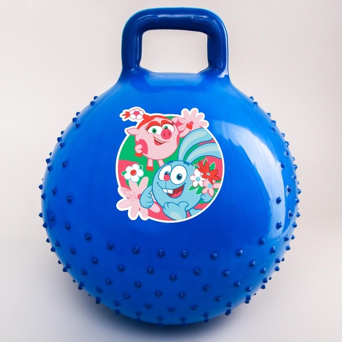 Мяч прыгун Смешарики «Крош и Нюша», d=45 см, 350 г, цвет МИКС Мяч прыгун Смешарики «Крош и Нюша», d=45 см, 350 г, цвет МИКС