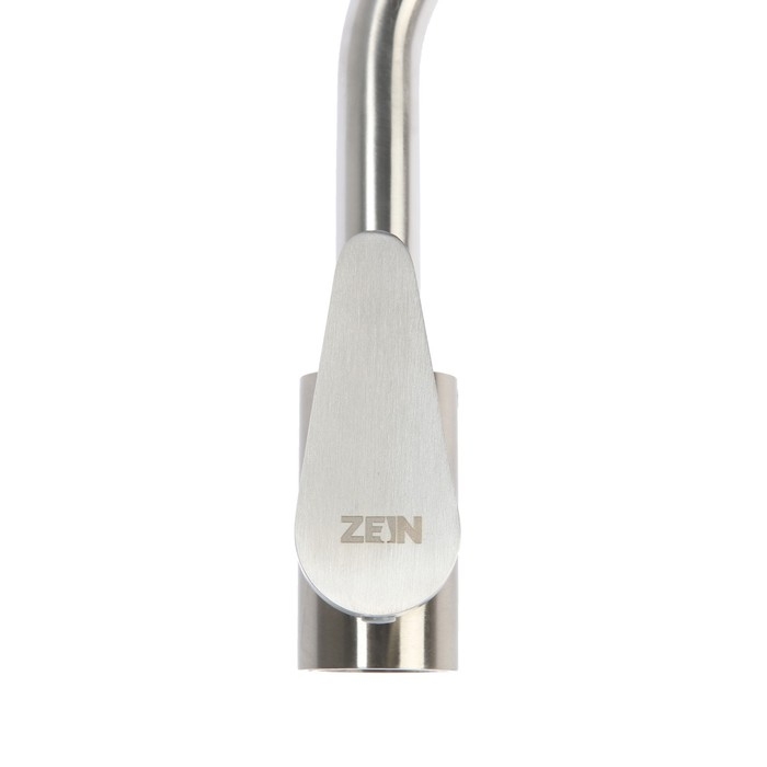 Смеситель для раковины ZEIN Z2392, картридж 40 мм, короткий излив, нержавеющая сталь, сатин Смеситель для раковины ZEIN Z2392, картридж 40 мм, короткий излив, нержавеющая сталь, сатин