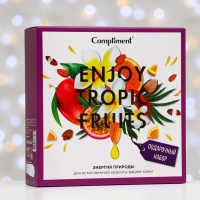 Подарочный набор косметики Compliment Enjoy Tropic Fruits№ 1400: гель для душа, 200 мл, гоммаж для лица, 80 мл