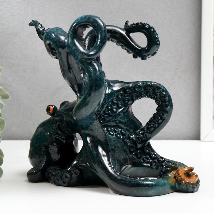 Сувенир подставка под бутылку полистоун Сувенир подставка под бутылку полистоун "Осьминог" 19х15х20 см