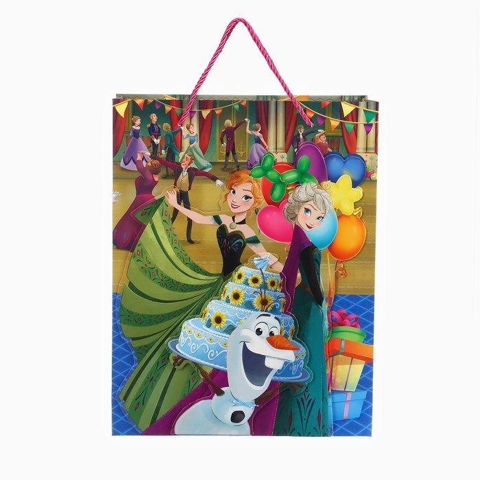 Пакет подарочный 3Д 40х31х11.5 см, Холодное сердце Пакет подарочный 3Д 40х31х11.5 см, Холодное сердце