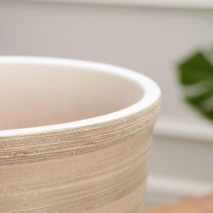 Горшок цветочный  Горшок цветочный "Степь" с поддоном 8л