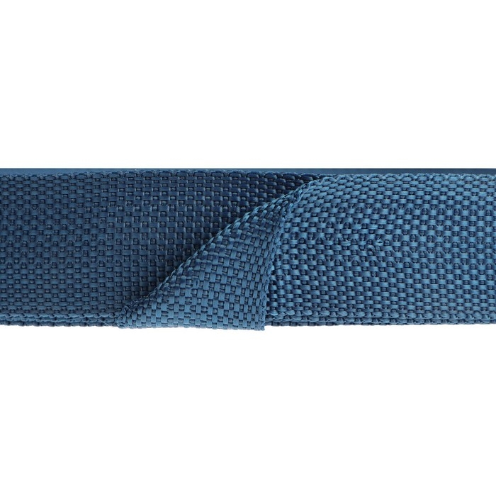 Стропа ременная 30 мм, для окантовки eva ковриков, катушка 50 м, тёмно-синяя