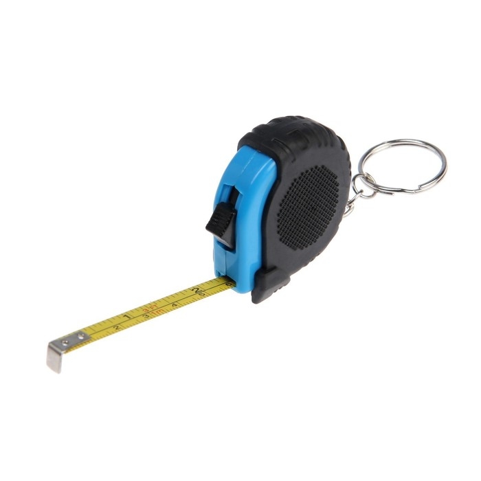 Рулетка-брелок ТУНДРА, обрезиненный корпус, 1 м х 6 мм Рулетка-брелок ТУНДРА, обрезиненный корпус, 1 м х 6 мм