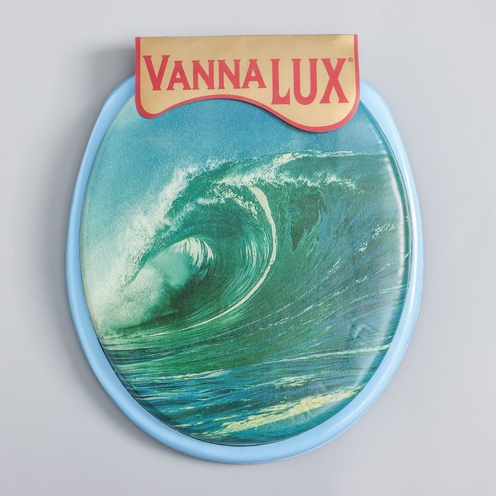 Сиденье для унитаза с крышкой,Росспласт, 43×37 см, мягкое, голубое, МИКС Сиденье для унитаза с крышкой,Росспласт, 43×37 см, мягкое, голубое, МИКС