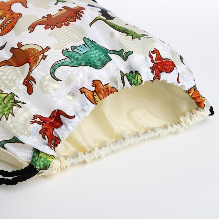 Мешок для обуви на шнурке, цвет бежевый/разноцветный Мешок для обуви на шнурке, цвет бежевый/разноцветный