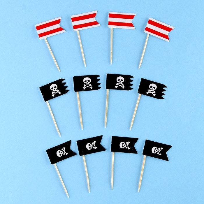 Шпажки «Пират», набор 12 шт. Шпажки «Пират», набор 12 шт.