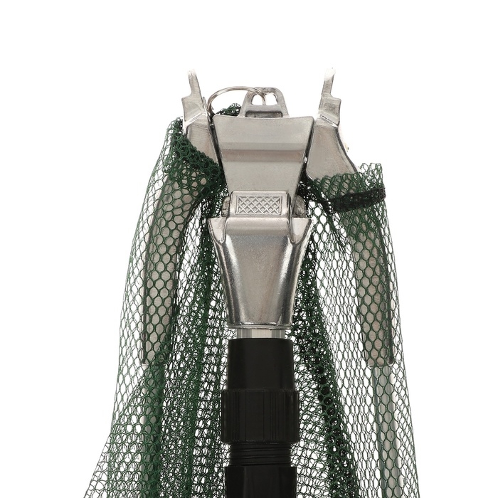 Подсачник складной телескопический П-26, усиленный, 200 см, треугольный обод 60 см, капрон Подсачник складной телескопический П-26, усиленный, 200 см, треугольный обод 60 см, капрон