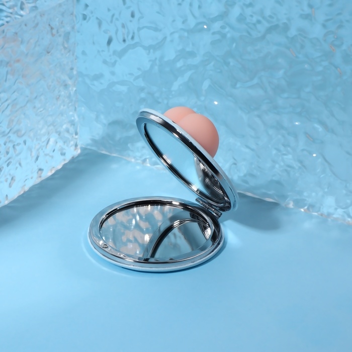 Зеркало - антистресс «Корги», складное, d = 7,2 см, с увеличением, искусственная кожа, цвет голубой Зеркало - антистресс «Корги», складное, d = 7,2 см, с увеличением, искусственная кожа, цвет голубой