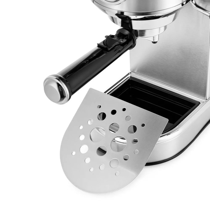 Кофеварка Kitfort КТ-7193, рожковая, 1450 Вт, 1 л, капучинатор, серебристая Кофеварка Kitfort КТ-7193, рожковая, 1450 Вт, 1 л, капучинатор, серебристая