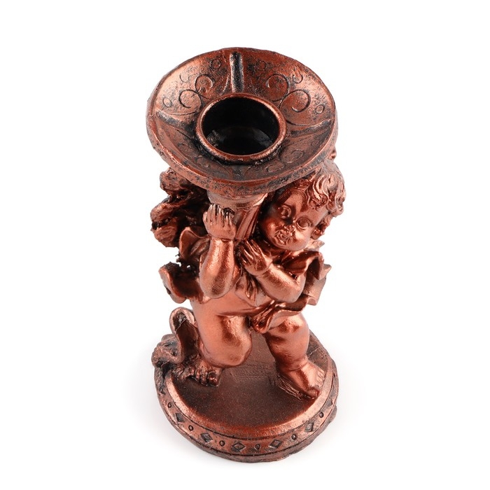 Подсвечник Подсвечник "Ангелок", d-2 см, на одну свечу, 6 х 12.8 см