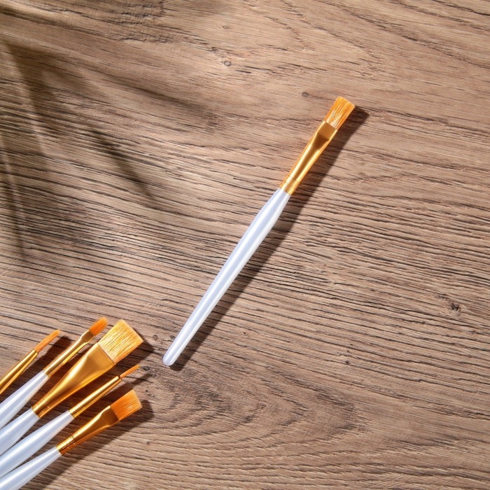 Кисть для рисования набор 6 шт. синтетика №1,2,3,4,5,6 «Называй меня искусством» Кисть для рисования набор 6 шт. синтетика №1,2,3,4,5,6 «Называй меня искусством»