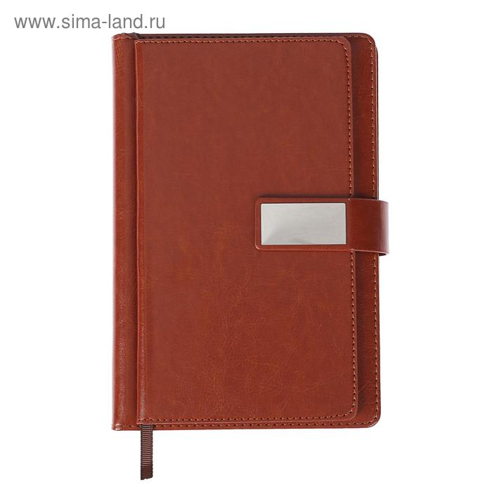 Ежедневник недатированный А5, 100 листов в клетку, с хлястиком, обложка пвх, МИКС Ежедневник недатированный А5, 100 листов в клетку, с хлястиком, обложка пвх, МИКС